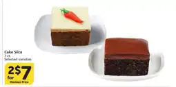 Albertsons Cake Slice - 1 ct. Selected varieties offer