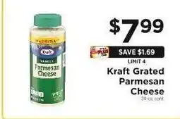 ShopRite Kraft Grated Parmesan Cheese offer