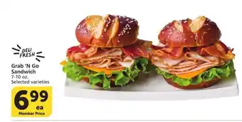 Albertsons Grab'N Go Sandwich - 7-10 oz. Selected varieties offer
