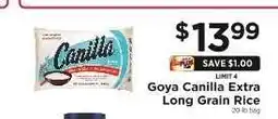 ShopRite Goya Canilla Extra Long Grain Rice offer