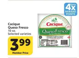 Albertsons Cacique Queso Fresco - 10 oz. Selected varieties offer