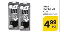 Albertsons Oatly Half & Half - 32 oz. Select Varieties offer