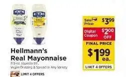 ShopRite Hellmann's Real Mayonnaise offer