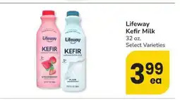Albertsons Lifeway Kefir Milk - 32 oz. Select Varieties offer