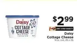 ShopRite Daisy Cottage Cheese offer