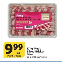 Albertsons King Meat Sliced Brisket - 16 oz. Selected varieties offer