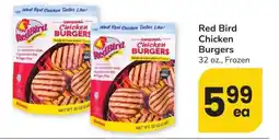 Albertsons Red Bird Chicken Burgers - 32 oz., Frozen offer