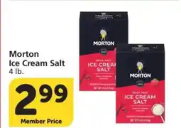 Albertsons Morton Ice Cream Salt - 4 lb offer