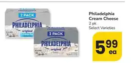 Albertsons Philadelphia Cream Cheese - 2 pk. Select Varieties offer