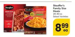Albertsons Stouffer's Family Size Meals - 28-40 oz. Select Varieties offer