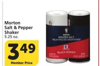 Albertsons Morton Salt & Pepper Shaker - 5.25 oz offer