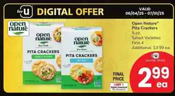 Albertsons Open Nature Pita Crackers - 5 oz. Select Varieties offer