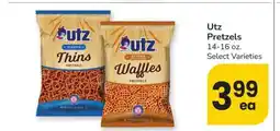Albertsons Utz Pretzels - 14-16 oz. Select Varieties offer
