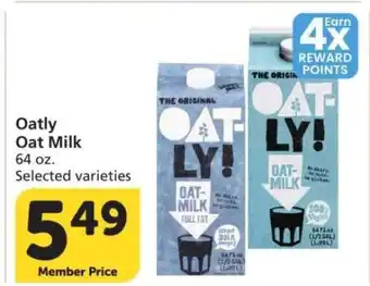 Albertsons Oatly! Oat Milk - 64 oz. Selected varieties offer