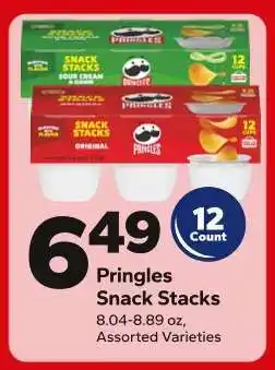 Save a Lot Pringles Snack Stacks offer