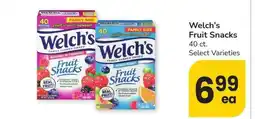 Albertsons Welch's Fruit Snacks - 40 ct. Select Varieties offer
