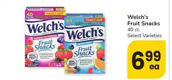 Albertsons Welch's Fruit Snacks - 40 ct. Select Varieties offer