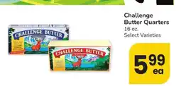 Albertsons Challenge Butter Quarters - 16 oz. Select Varieties offer