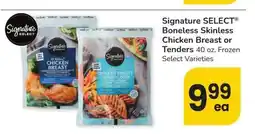 Albertsons Signature SELECT Boneless Skinless Chicken Breast or Tenders - 40 oz. Frozen Select Varieties offer