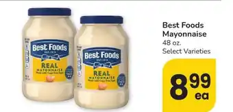 Albertsons Best Foods Mayonnaise - 48 oz. Select Varieties offer