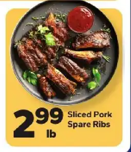 Save a Lot Sliced Pork Spare Ribs offer