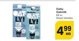 Albertsons OATLY Oatmilk - 64 oz. Select Varieties offer