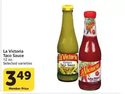 Albertsons La Victoria Taco Sauce - 12 oz. Selected varieties offer