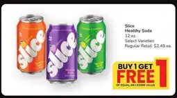Albertsons Slice Healthy Soda - 12 oz. Select Varieties offer