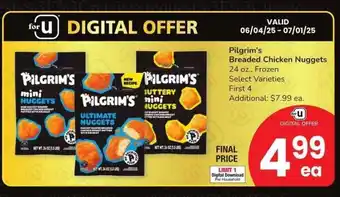 Albertsons Pilgrim's Breaded Chicken Nuggets - 24 oz., Frozen Select Varieties offer