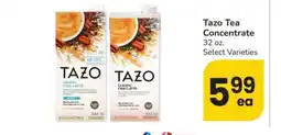 Albertsons Tazo Tea Concentrate - 32 oz. Select Varieties offer