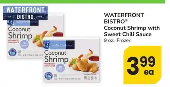 Albertsons waterfront BISTRO Coconut Shrimp with Sweet Chili Sauce - 9 oz., Frozen offer