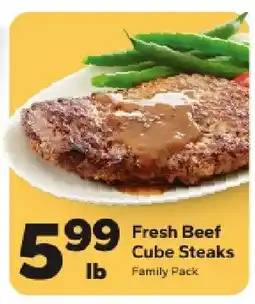 Save a Lot Fresh Beef Cube Steaks offer