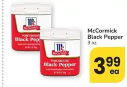 Albertsons McCormick Black Pepper - 3 oz offer