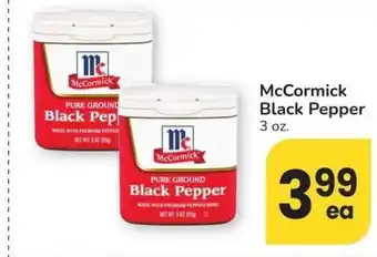 Albertsons McCormick Black Pepper - 3 oz offer