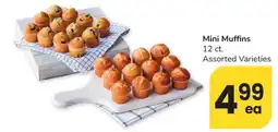 Albertsons Mini Muffins - 12 ct. Assorted Varieties offer