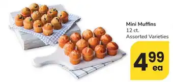 Albertsons Mini Muffins - 12 ct. Assorted Varieties offer