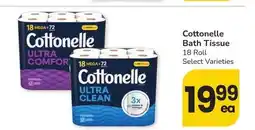 Albertsons Cottonelle Bath Tissue - 18 Roll Select Varieties offer