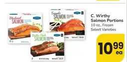 Albertsons C. Wirthy Salmon Portions - 10 oz., Frozen Select Varieties offer