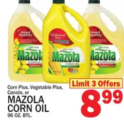 C Town MAZOLA CORN OIL offer