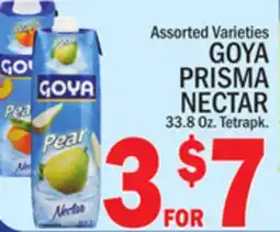 C Town GOYA PRISMA NECTAR offer