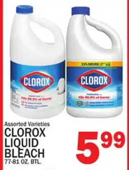 C Town CLOROX LIQUID BLEACH offer