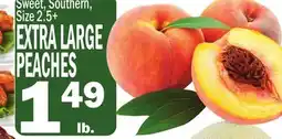 C Town EXTRA LARGE PEACHES offer