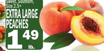 C Town EXTRA LARGE PEACHES offer