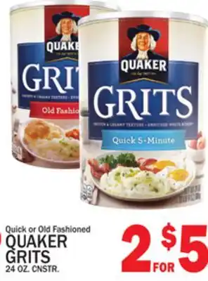 C Town QUAKER GRITS offer