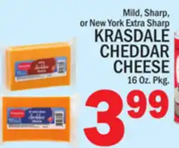 C Town KRASDALE CHEDDAR CHEESE offer