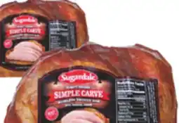 C Town SUGARDALE SIMPLE CARVE ½ BONELESS SMOKED HAM offer