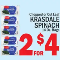 C Town KRASDALE SPINACH offer