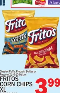 C Town FRITOS CORN CHIPS XL, 9.25 OZ. BAG offer