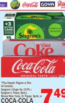 C Town COCA-COLA, 12 Pk. 12 oz. cans offer