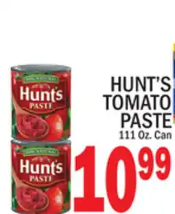 C Town HUNT'S TOMATO PASTE offer